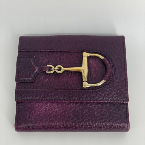 Gucci Handbags - Purple Gucci Horsebit Wallet